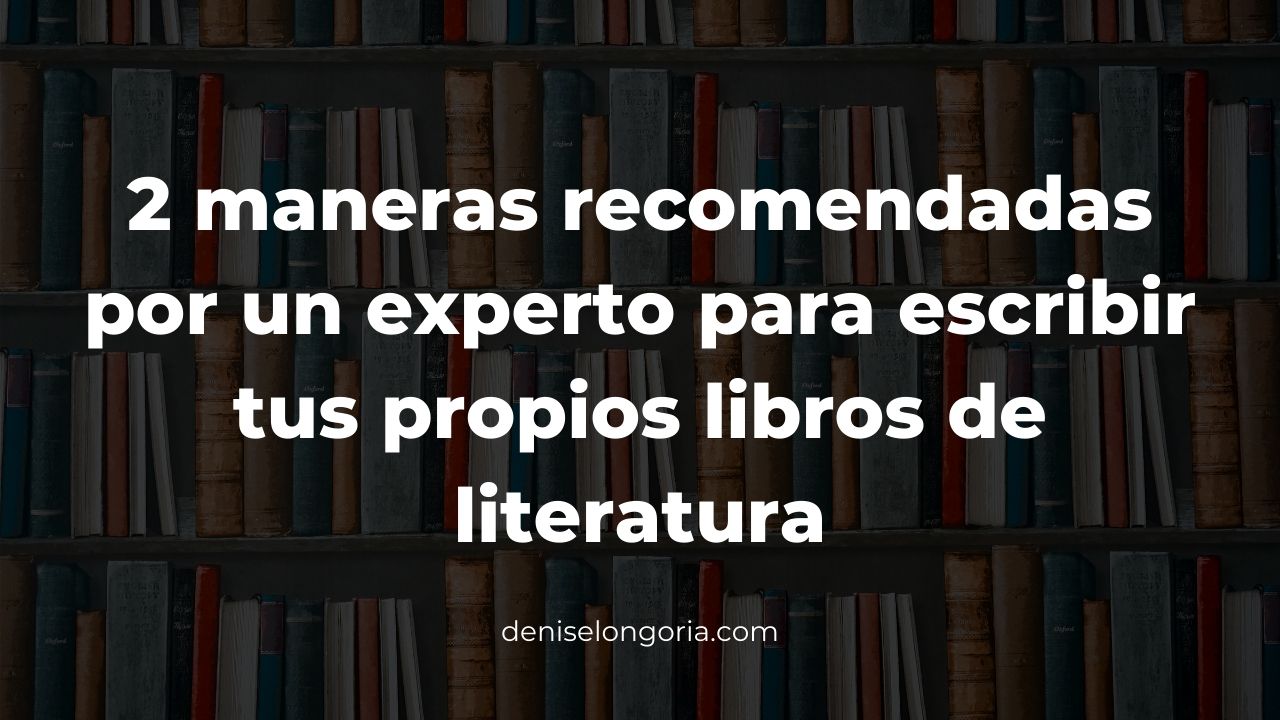 maneras recomendadas por un experto para escribir libros de poemas y cuentos literatura