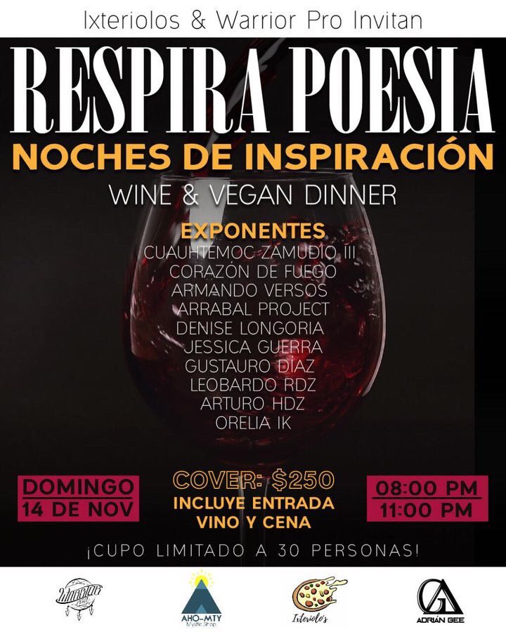 eventos poesia monterrey noviembre 2021 denise longoria