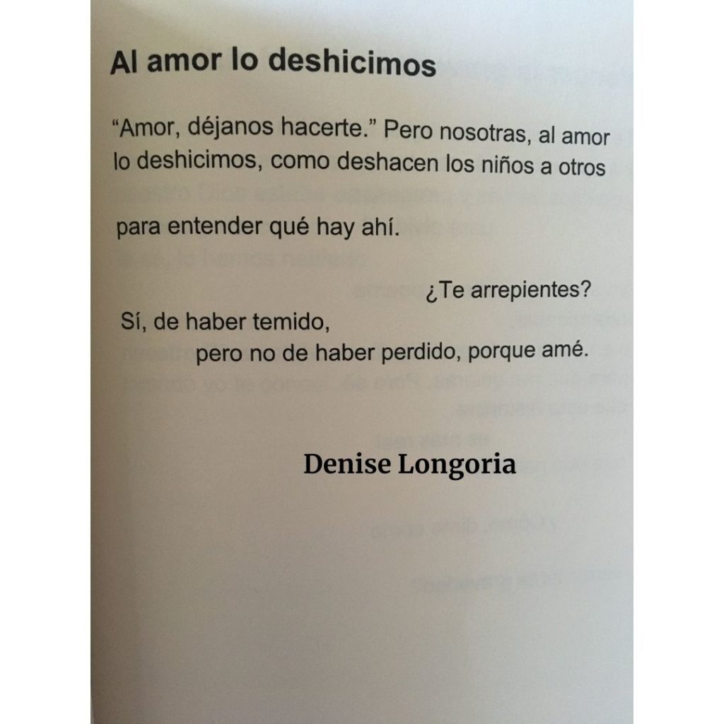 al amor lo deshicimos poemas de amor lgbtq denise longoria