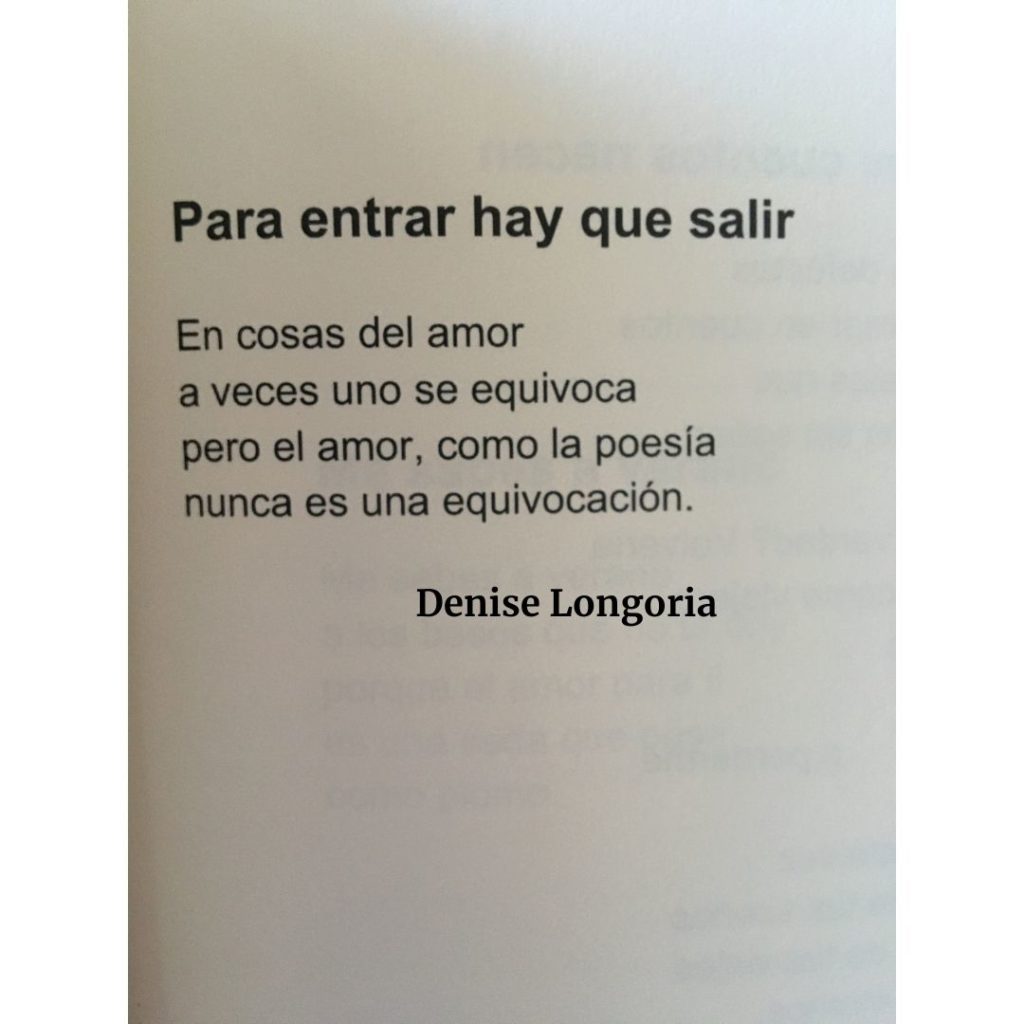 para entrar hay que salir poemas de amor lgbtq denise longoria